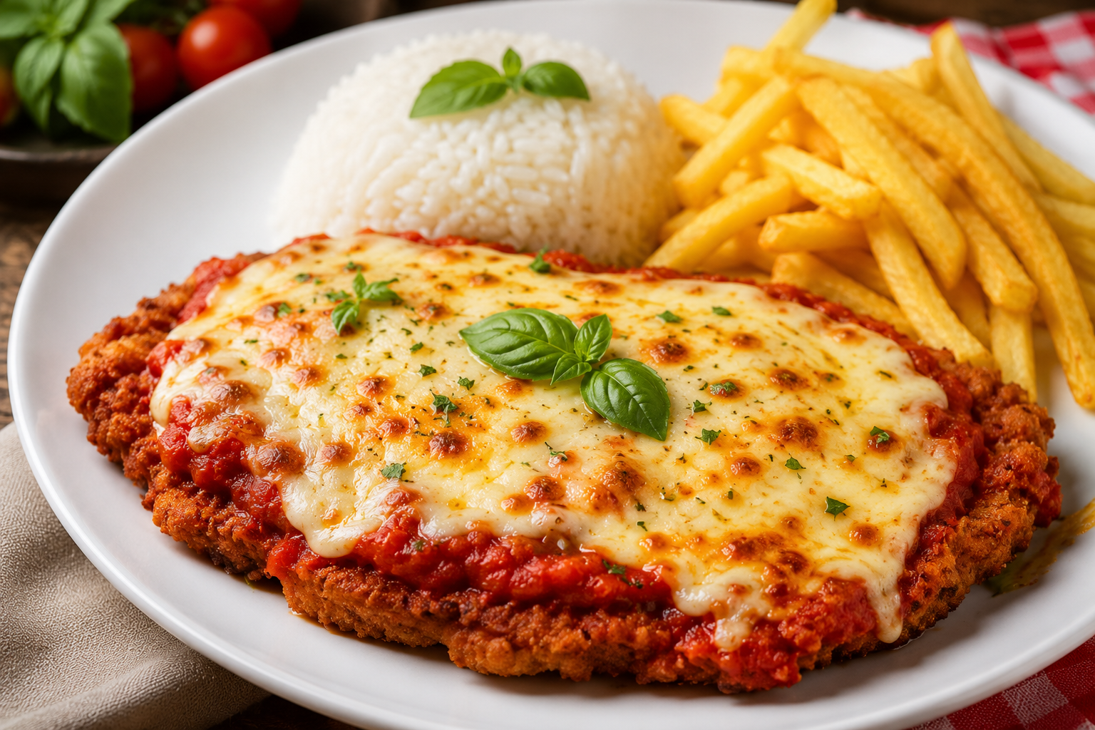 Bife à Parmegiana – Técnica Profissional