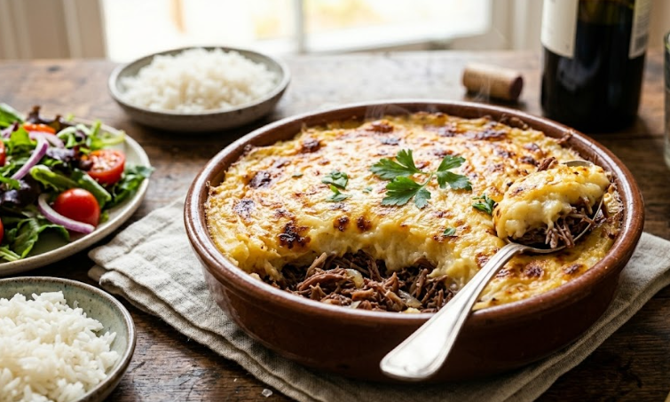 Escondidinho de Carne Seca – Técnica Profissional