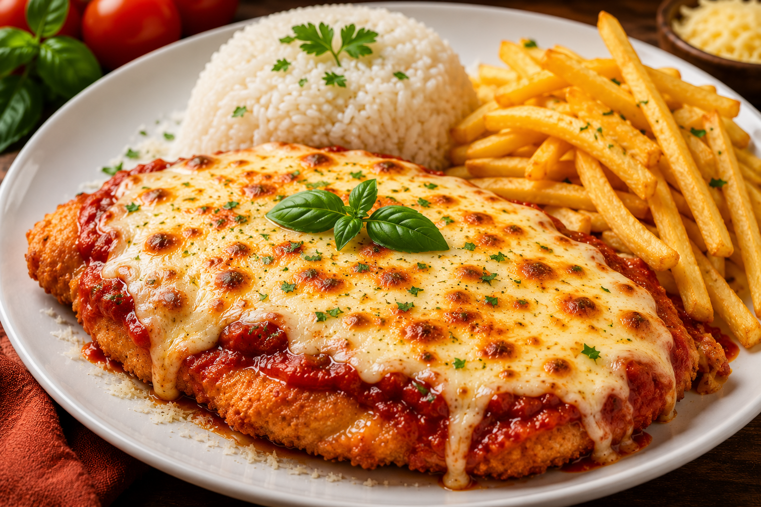 Parmegiana de Frango – Técnica Profissional