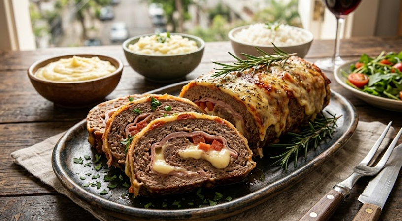 Rocambole de Carne Moída – Técnica Profissional